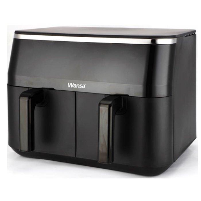Wansa Dual 9L Air Fryer, AFT1000 - Black