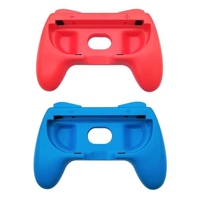 GamerTek Controller Grips For Nintendo Switch 2 - Blue & Red