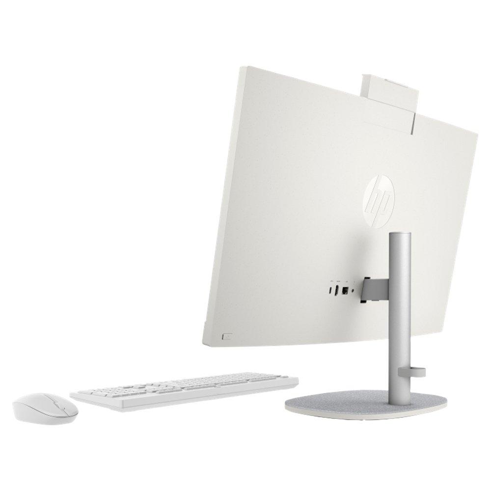 HP All-in-One Desktop, AMD Ryzen AI 5, 16GB RAM, 512GB SSD, AMD Radeon Graphics, 23.8” FHD, Windows 11, 24-CT2000NE - White