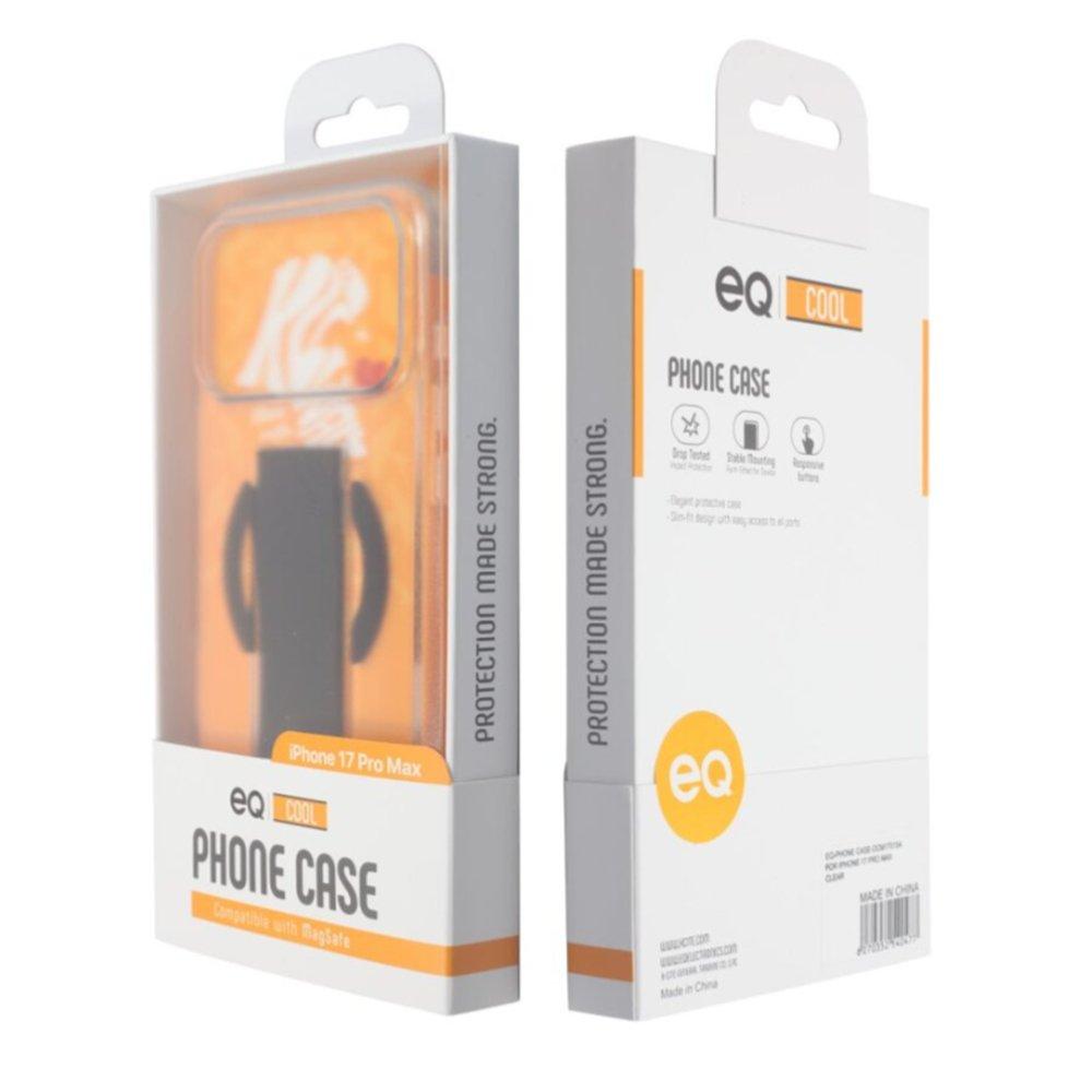 EQ iphone 17 Pro Max Case - Transparent