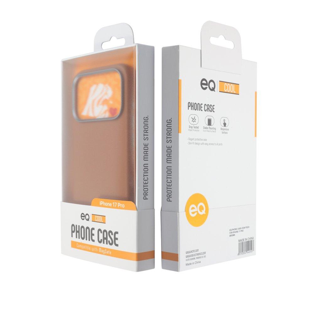 EQ iphone 17 Pro Case - Brown