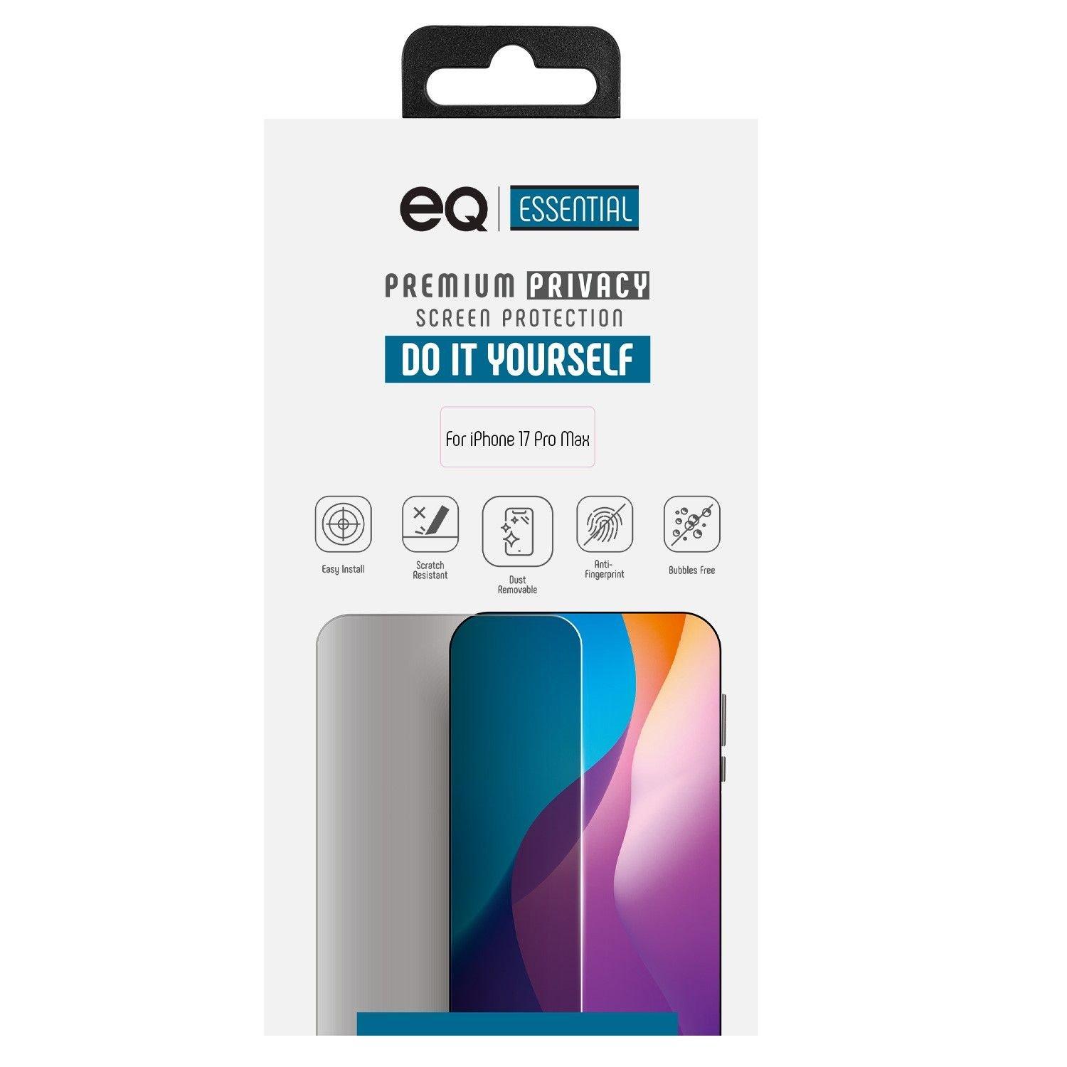 إي كيو Eq iPhone 17 Pro Max Screen Protector Privacy screenguard