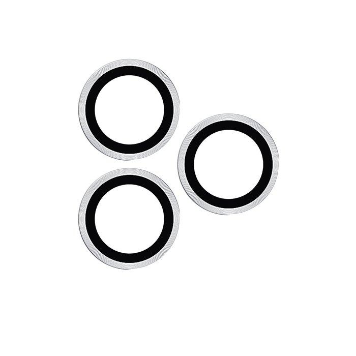EQ 3D Camera Lens Protector for iPhone 17 Pro/Pro Max – Silver