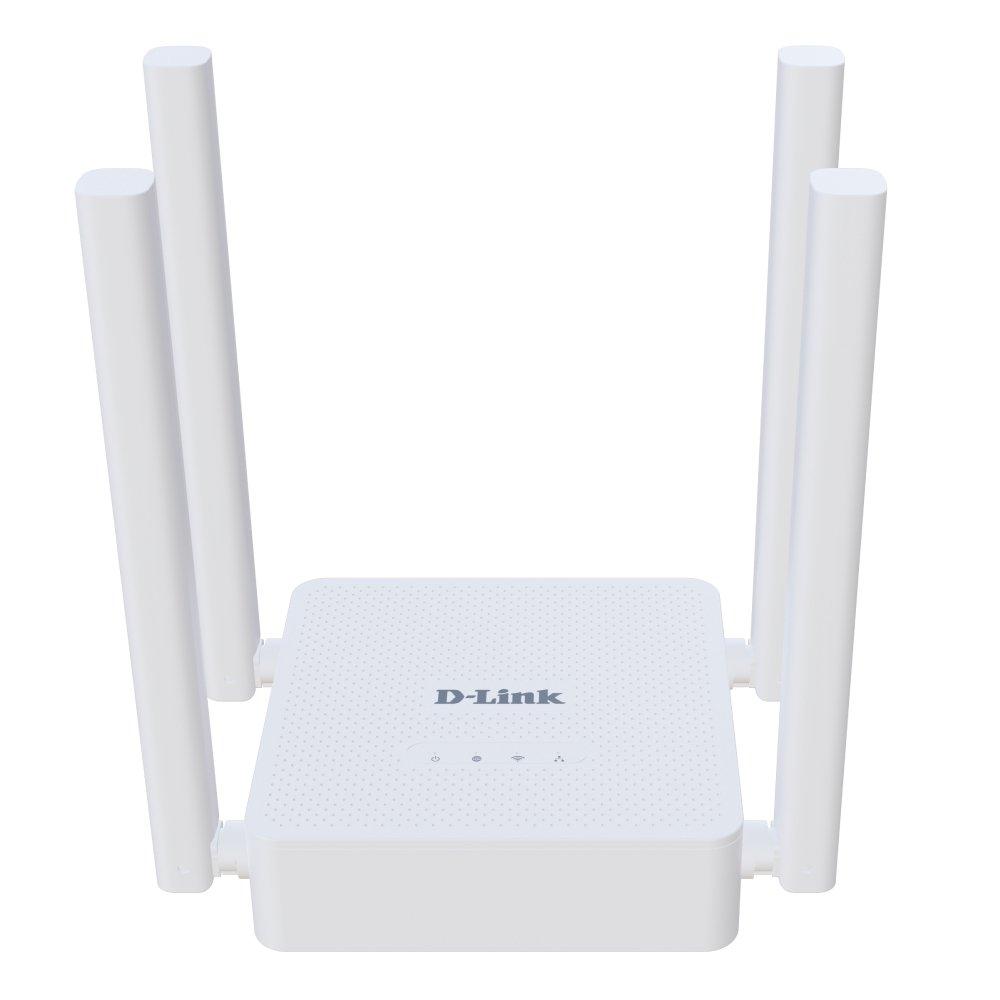 D-Link  AC1200 Wireless Dual Band, 2 Etherent ports, 4 external antennas, DIR-812M/BNA- White