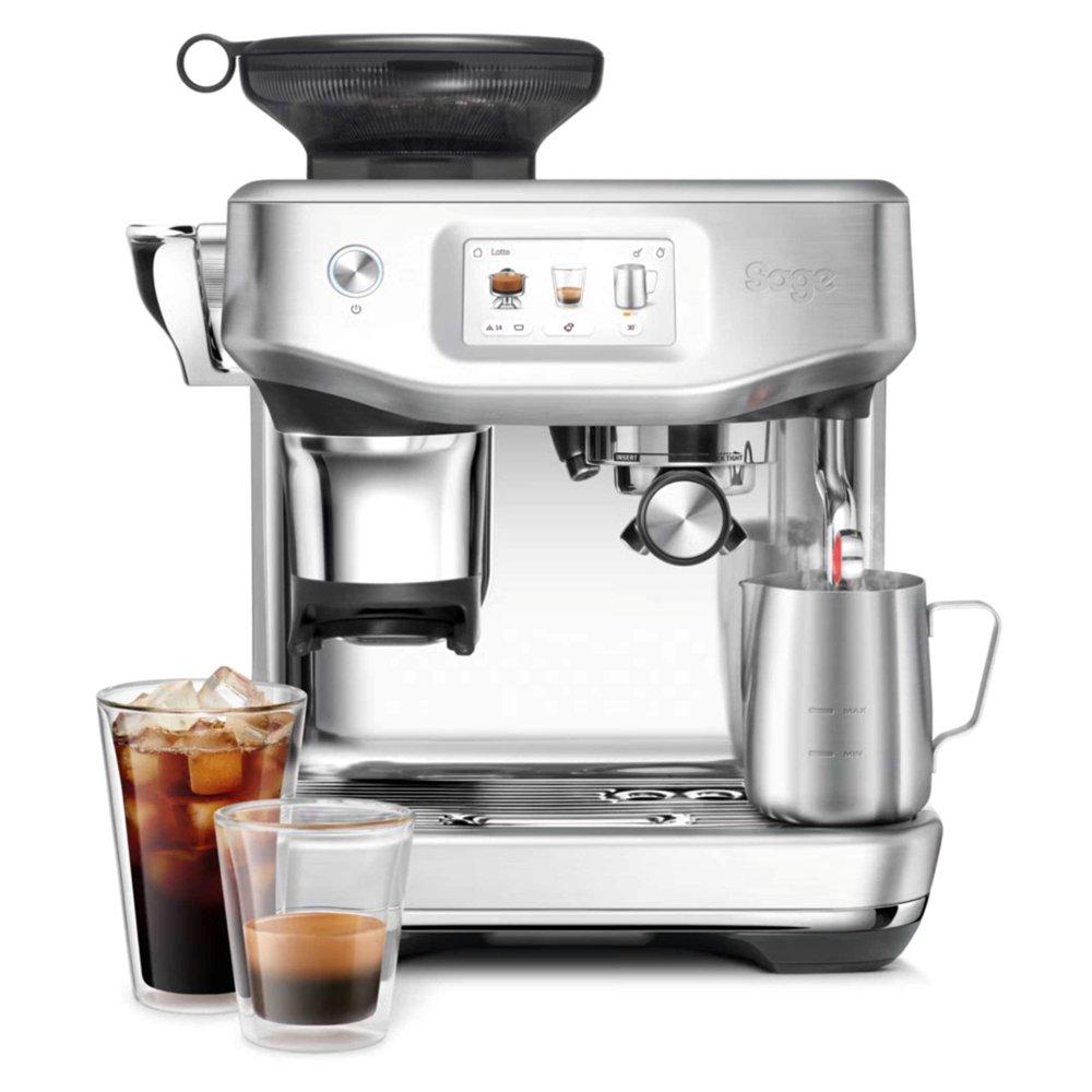 Sage the Barista Touch Impress Coffee Machine, 1700W, 2L, SES882BSS4 Silver/Black