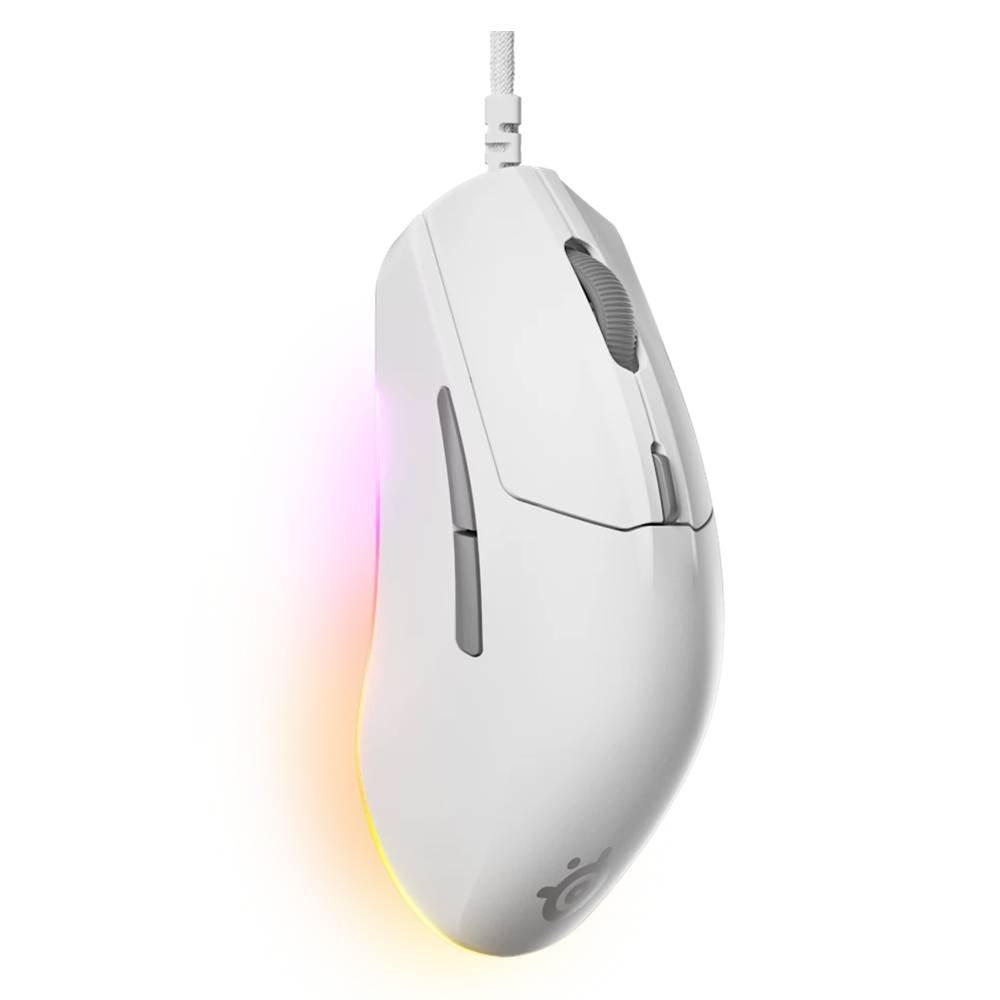 SteelSeries Rival 3 Gen 2 Wired Gaming Mouse, 62516- White