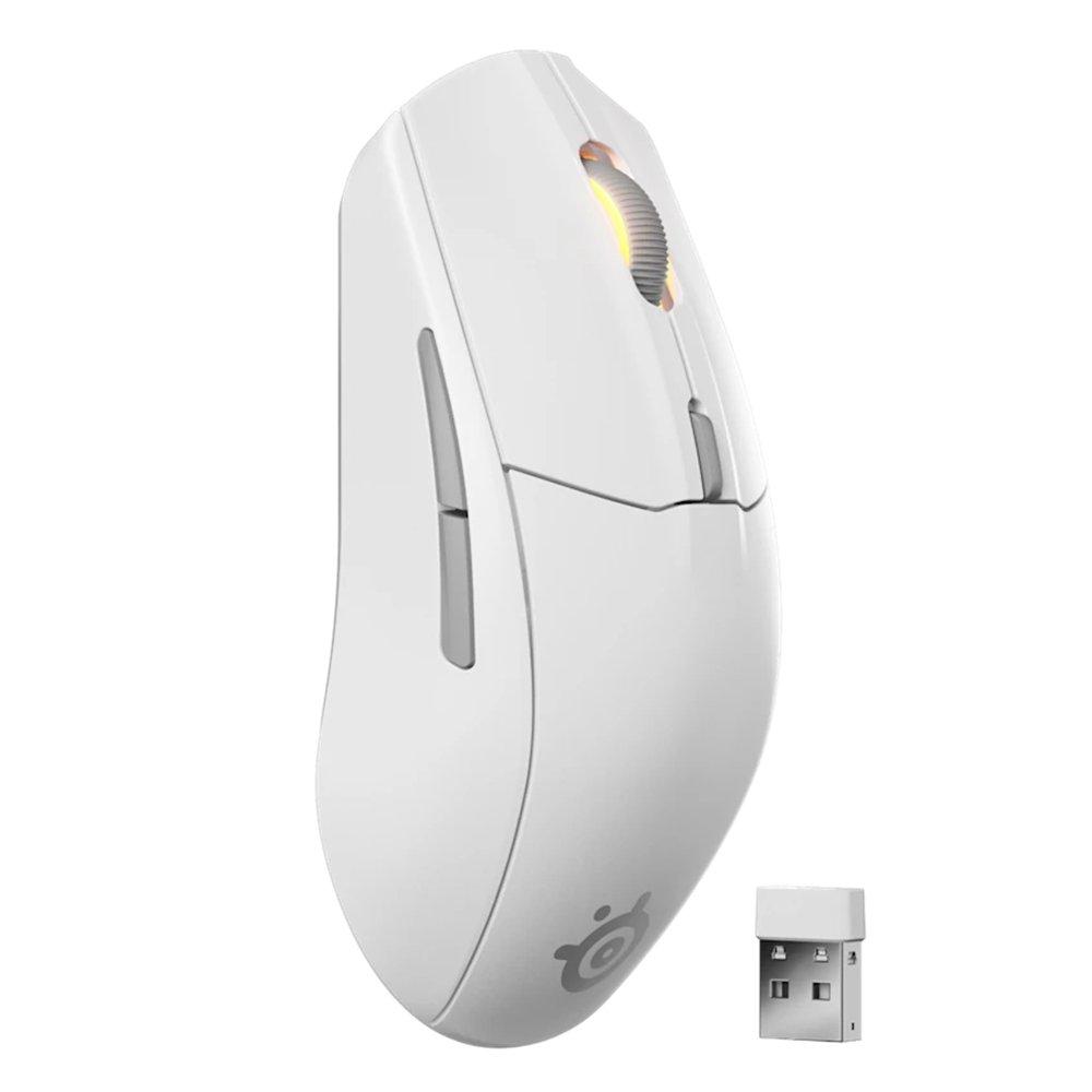 SteelSeries Rival 3 Gen 2 Wireless Gaming Mouse, 62524 - White