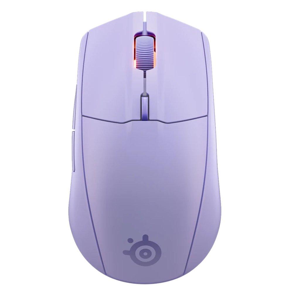SteelSeries Rival 3 Gen 2 Wireless Gaming Mouse, 62525 - Purple