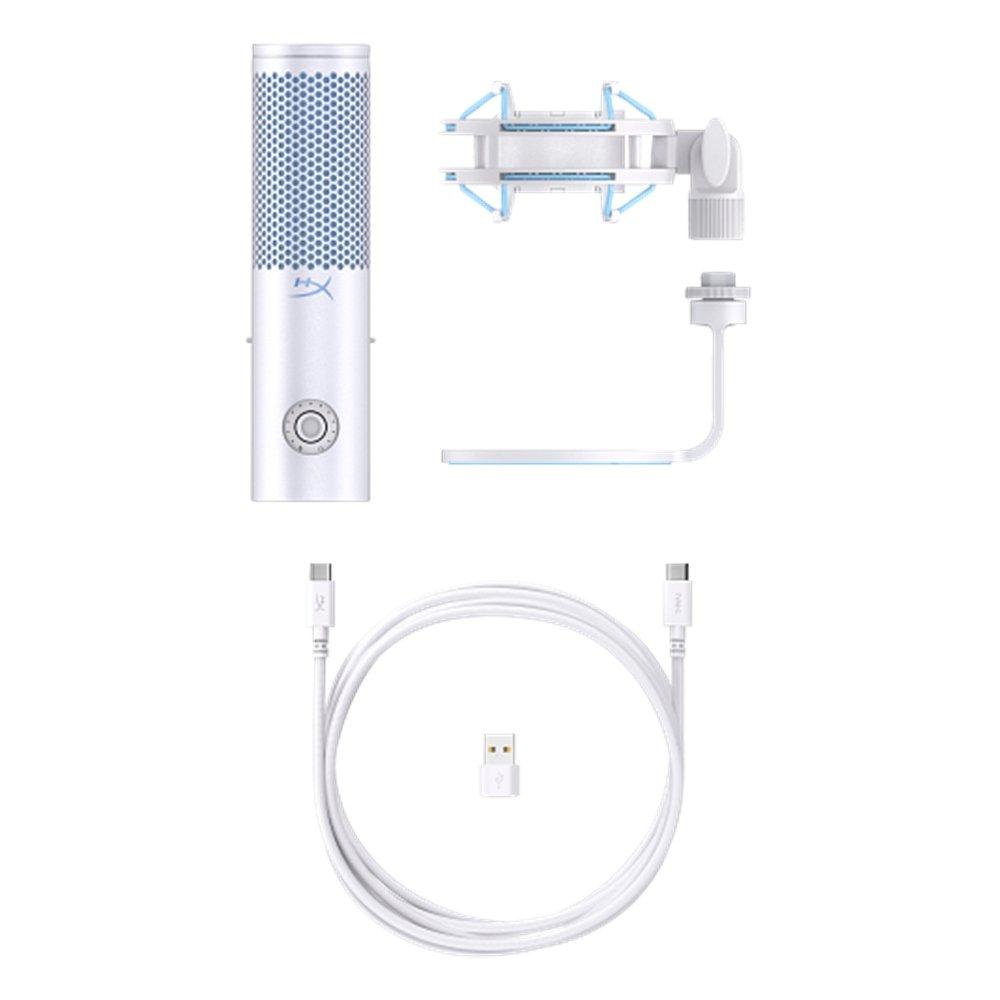 HyperX QuadCast 2 Frost Microphone, AN1D9AA - White