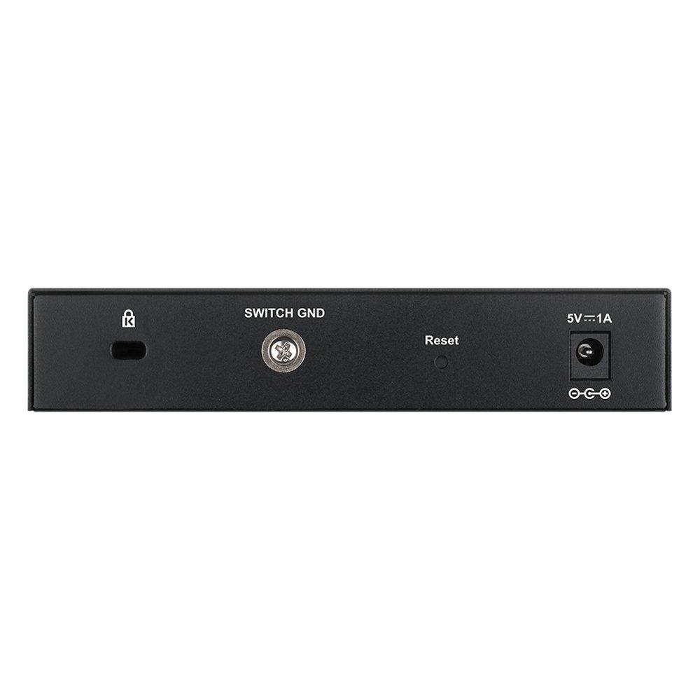 D-Link 8-Port Desktop Gigabit Smart Managed Switch, DGS-108/B - Black