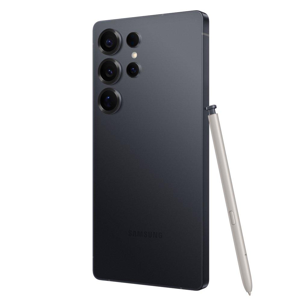 Samsung S25 Ultra 5G Phone, 6.9-inch, 12GB RAM, 256GB, SM-F966BLGDMEA - Titanium Jetblack