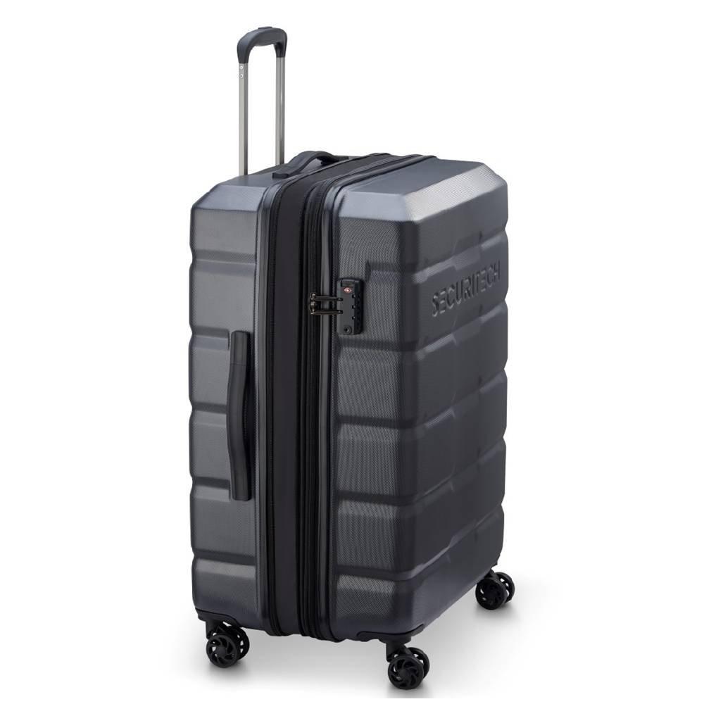 Delsey Citadel 82cm 4 Wheel Hard Luggage, 00400583101 – Anthracite&Black