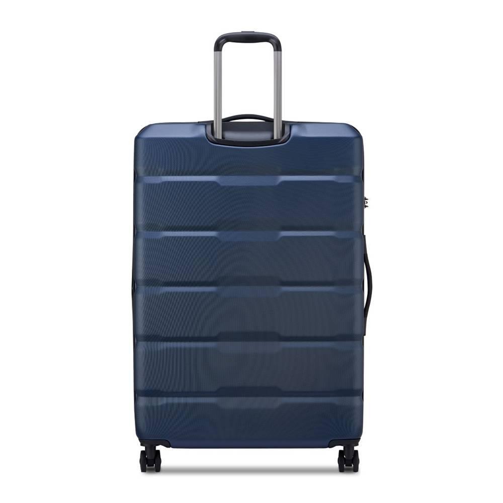 Delsey Citadel 82cm 4 Wheel Hard Luggage, 400583102 - Blue & Black