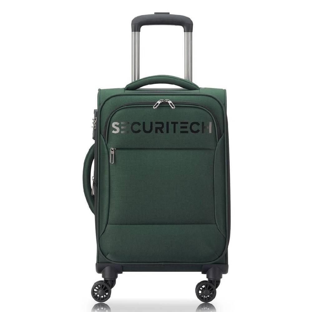 Delsey Vanguard 55cm 4 Wheel Soft Luggage, 400380103 - Khaki