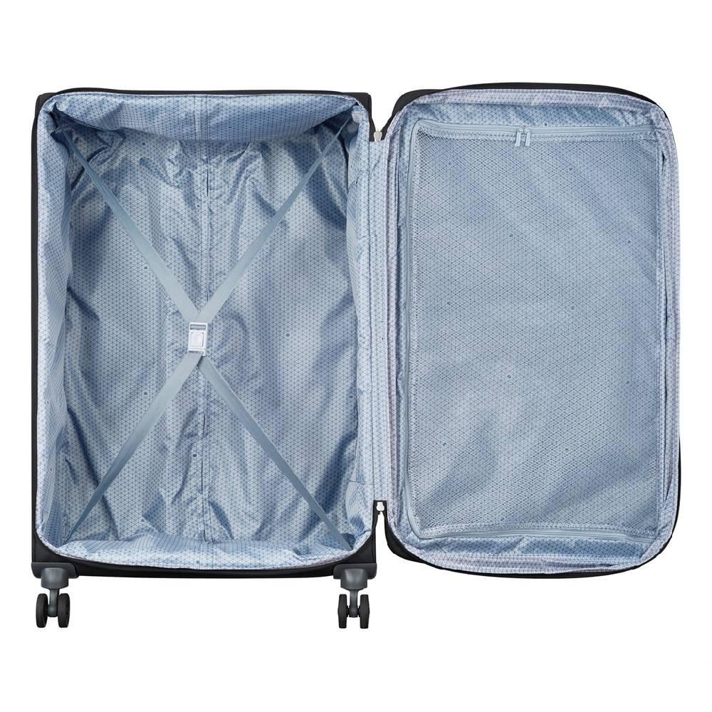 Delsey Maringa 71cm 4 Wheel Soft Luggage, 00390982000E9 B– Black