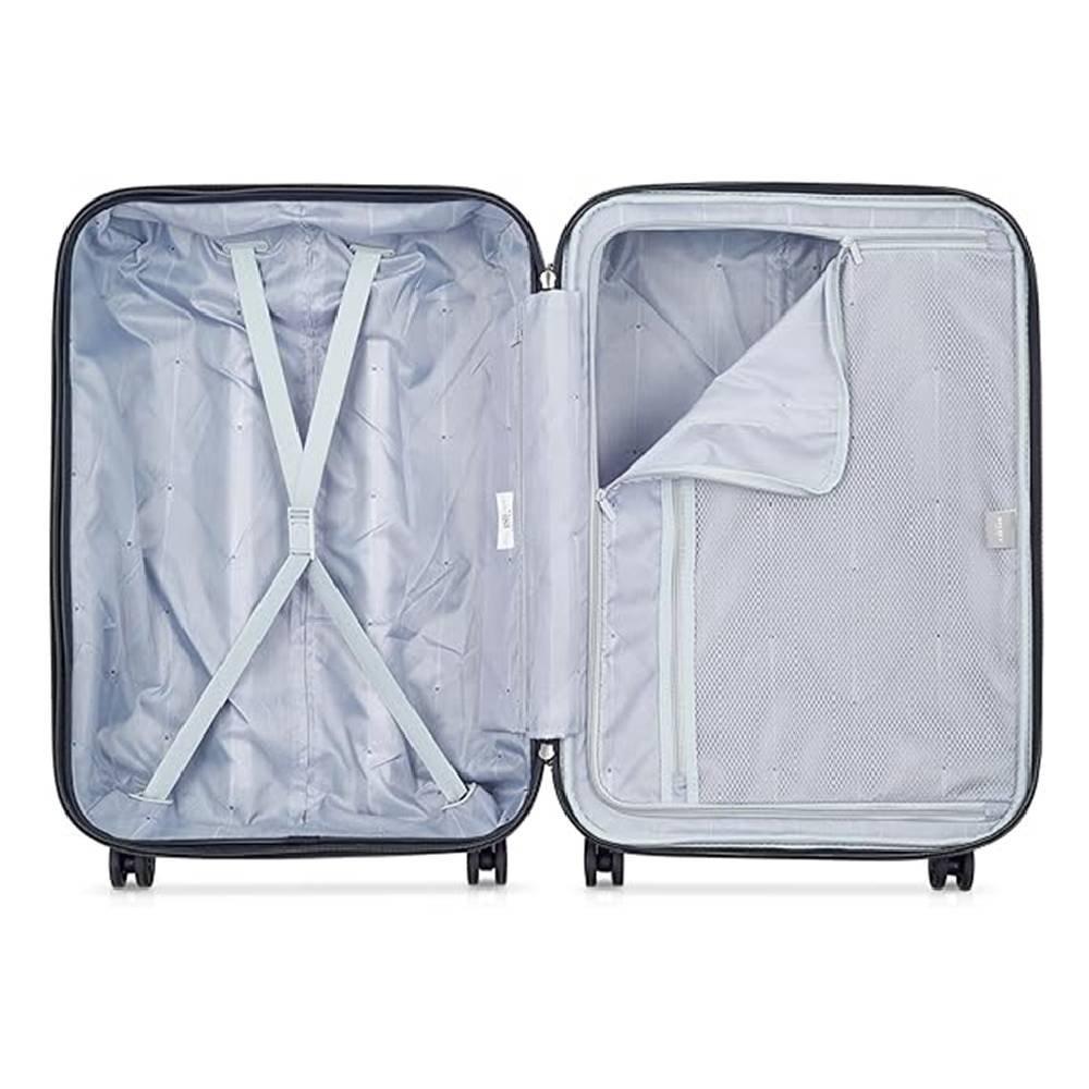 Delsey Depart 61Cm 4 Wheel Cabin Hard Luggage, 00314580501 X9 - Grey
