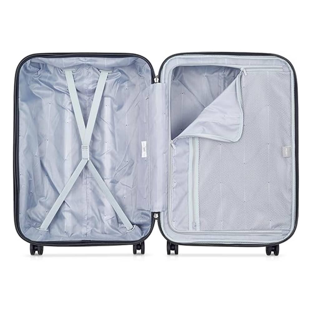 Delsey Depart 61Cm 4 Wheel Cabin Hard Luggage, 00314580522 X9 - Navy
