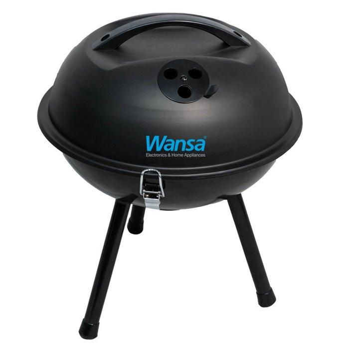 Wansa 115X68.5cm Charcoal Grill, MK-0312 - Black