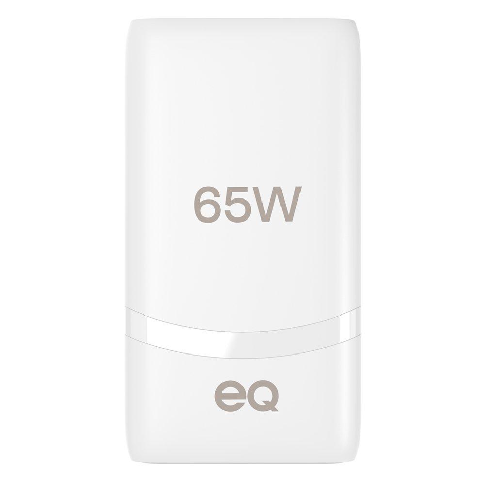 EQ Gan Charger 65W UK, EQ-VTX-65VLAC-Z -White