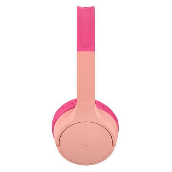 Belkin SoundForm Mini Wireless On-Ear Kids Headphones - Pink