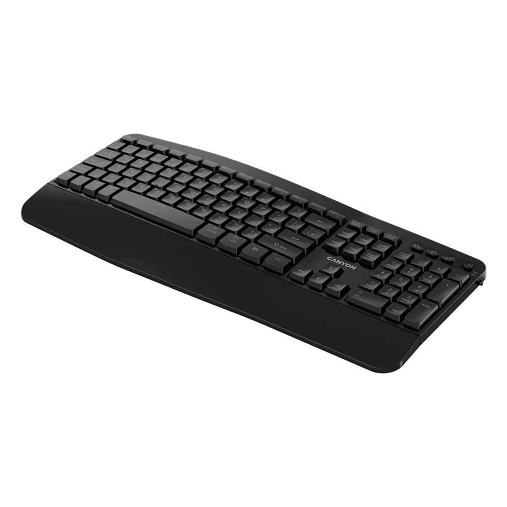 Canyon Wireless AR Keyboard, CNS-HKBW6-AR-  Black