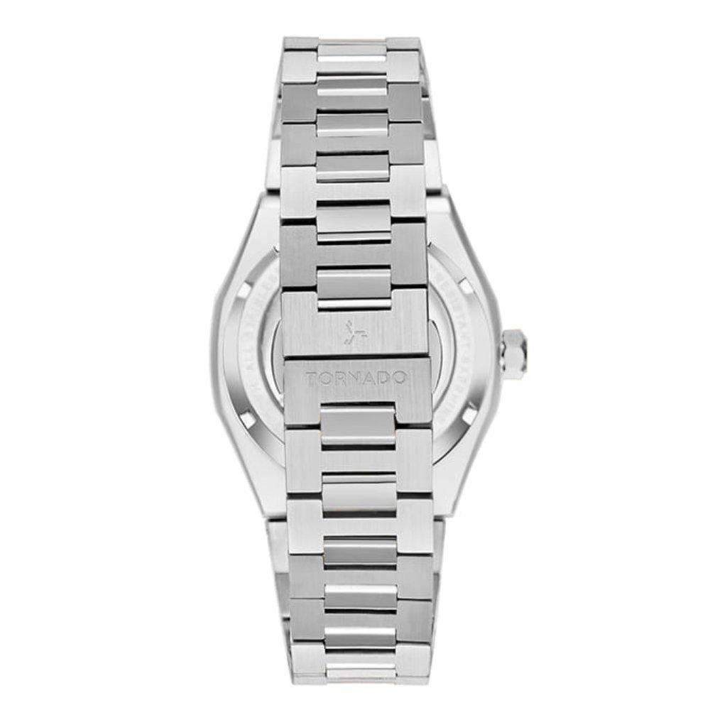 ساعة تورونادو رجالي 41 ملم سوار فضي T24303-SBSB فضي