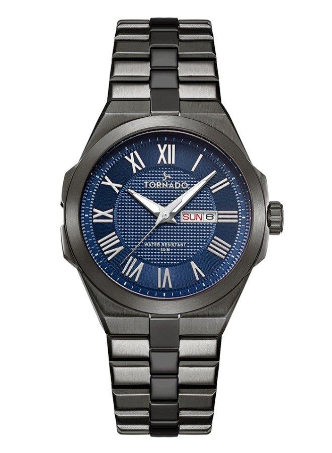Tornado Men's Watch, Quartz, 43 mm, T8007-XBXN - Grey