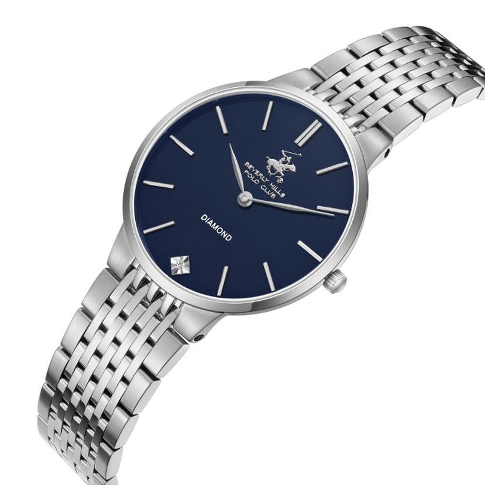 Beverly Hills Polo Women Watch  Analogue Stainless Steel Strap 14mm BP3775X.390 Silver