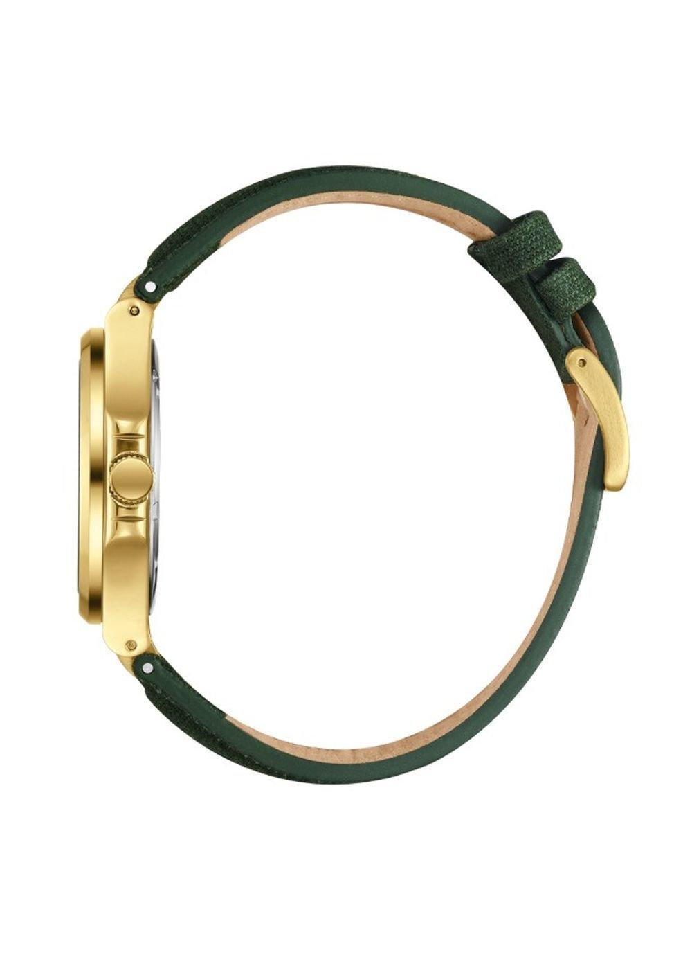 Beverly Hills Polo Men's Watch, Multifunction, Metal Strap, 24x20mm, BHPC-BP3792X.177 - Green