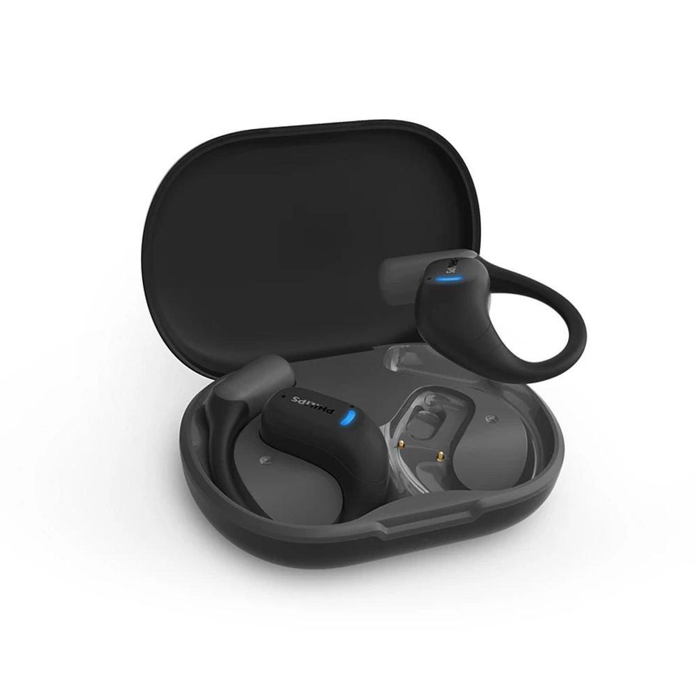 سماعات رياضية لاسلكية ترو مفتوحة الأذن من فيليبس، TAA6709DG/97 – رمادي داكن