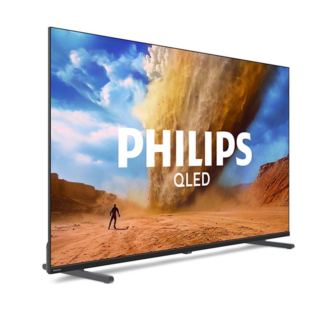 Philips 75" UHD QLED Google TV, 75PQT8530/56 - Black