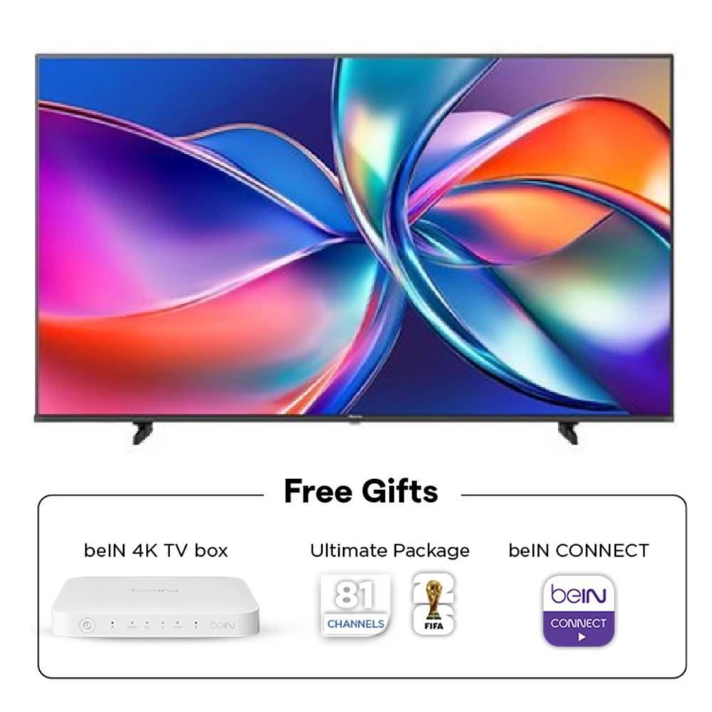 Hisense 75" 4K HDR QLED TV, 75Q6Q - Black