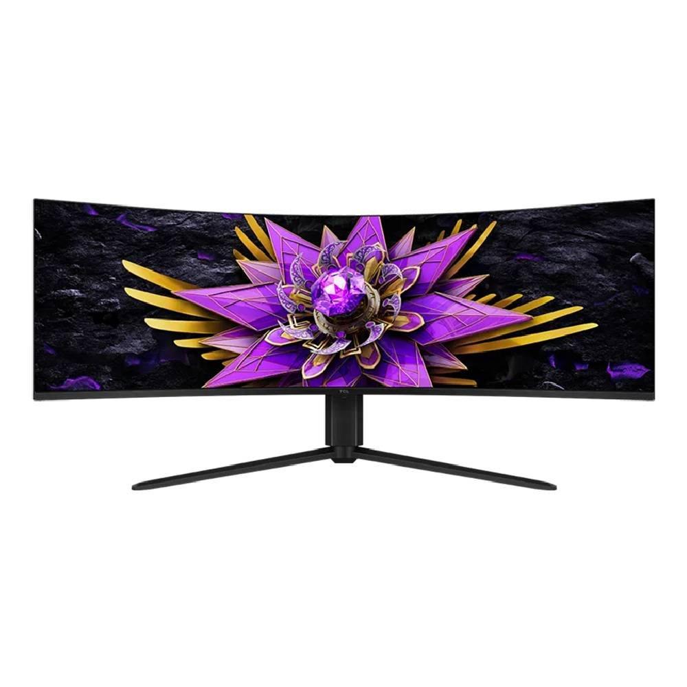 tcl Tcl 57r94 57 inch TCL Dual 4K QD-Mini-LED Gaming Monitor, 57R94 - Black & White
