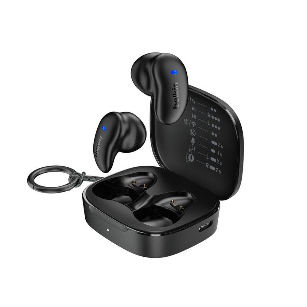 Belkin SoundForm Anywhere Earbuds, Wireless, AUC014HQBK - Black
