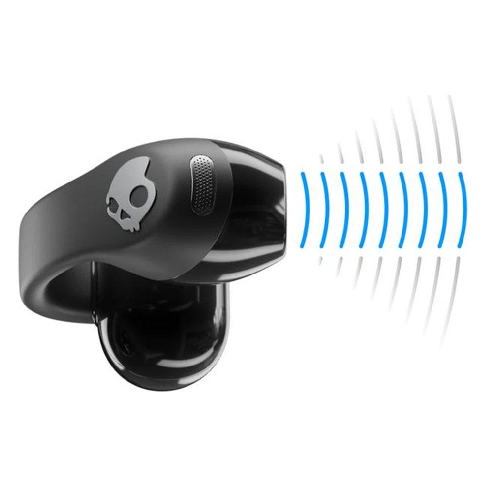 Skullcandy Push 720 Open Wireless Bluetooth Earbuds, S4EOW-T034 - Black