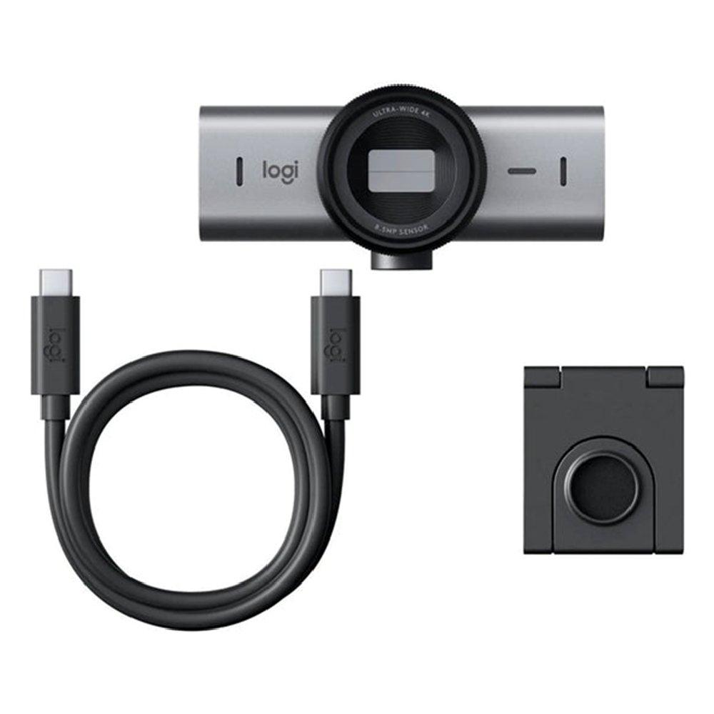 كاميرا ويب ام اكس بريو 700 4كيه الترا فائقة الدقة من لوجيتك، 960-001559 - أسود جرافيت
