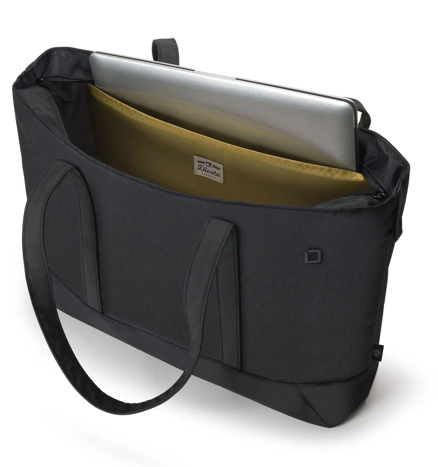 Dicota Eco Motion Laptop Shopper Bag, 14.1", D31977-RPET - Black