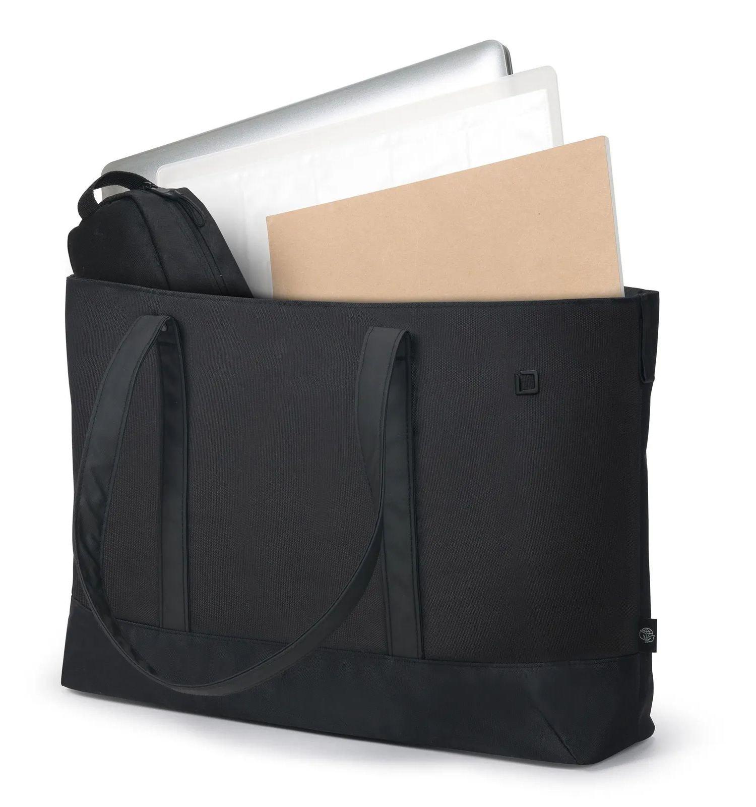 Dicota Eco Motion Laptop Shopper Bag, 14.1", D31977-RPET - Black