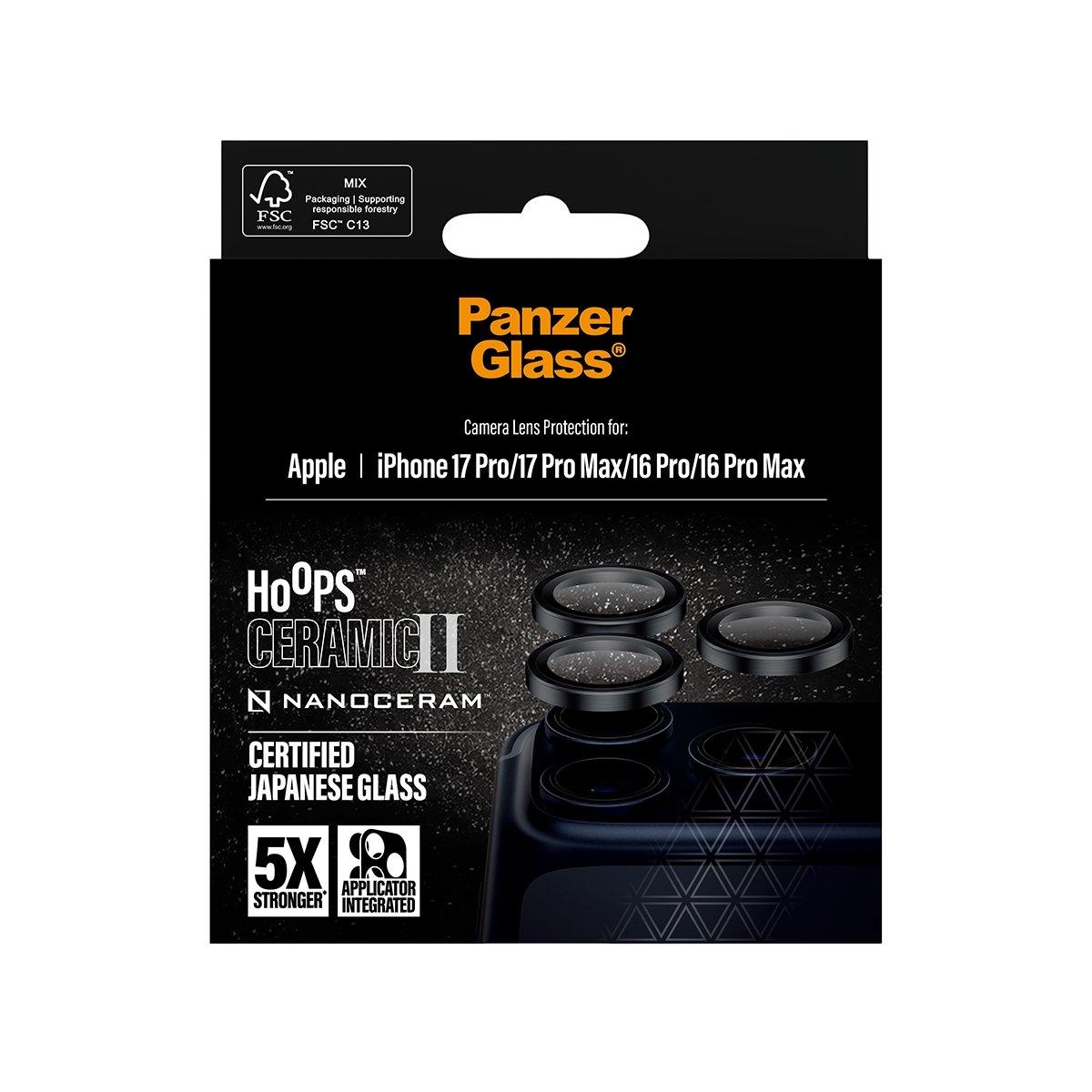 PanzerGlass Ceramic Lens Rings For iPhone 17 Pro / Pro Max PG63347
