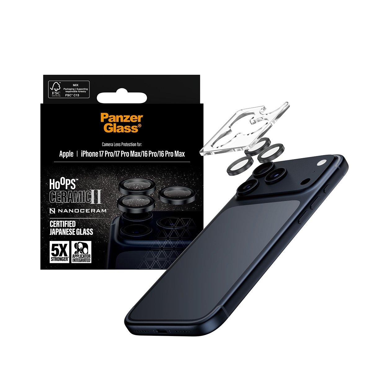 PanzerGlass Ceramic Lens Rings For iPhone 17 Pro / Pro Max PG63347