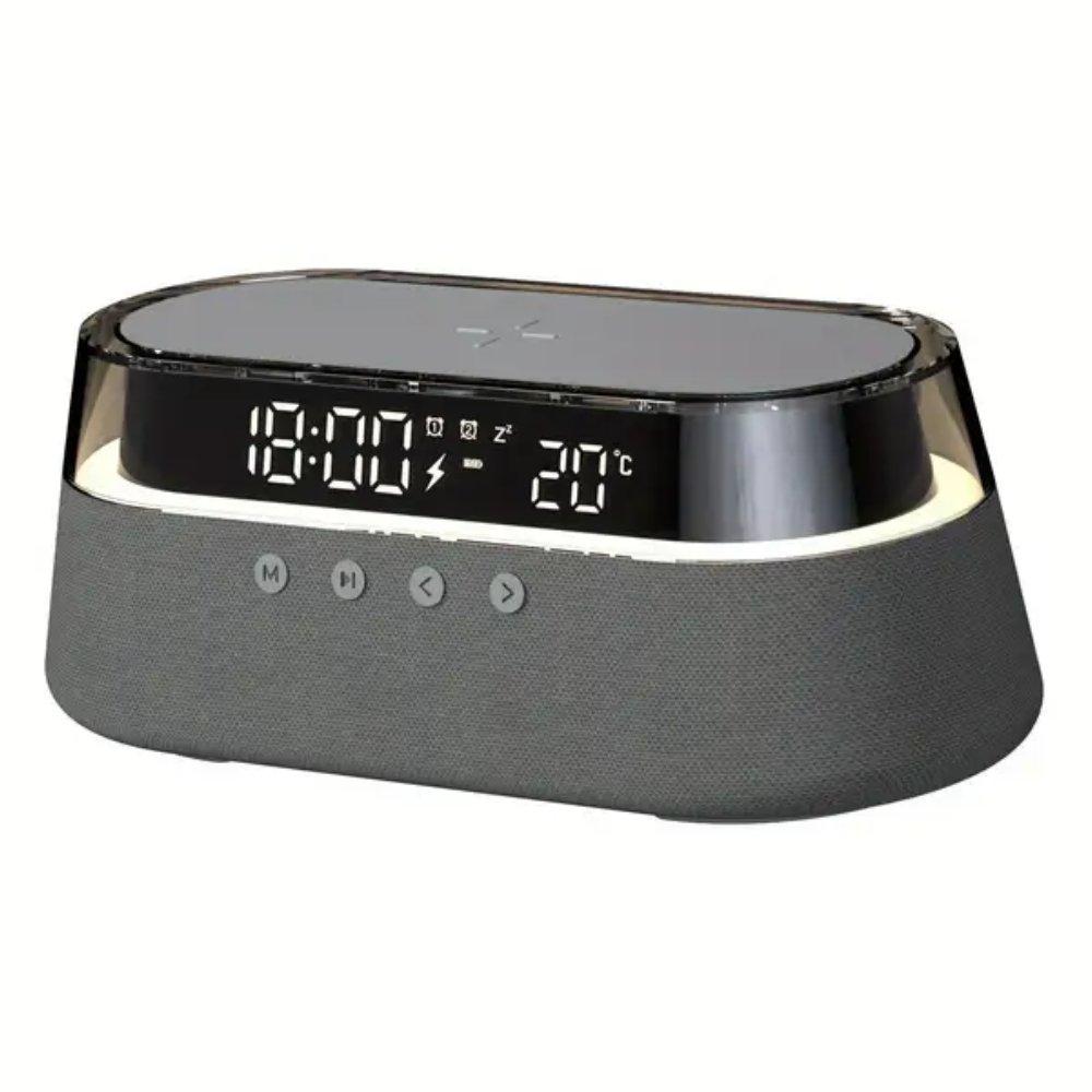 راديو ساعة متعدد الوظائف ايي كيو اس 39 – رمادي