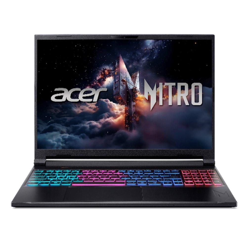 Acer Nitro V 16 Slim Gaming Laptop Intel Core 9-270H 16-inch WQXGA LCD 16GB RAM 1TB SSD RTX 5070 Windows 11 Home NH.QXDEM.001 - Obsidian Black