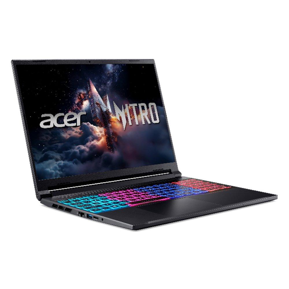 Acer Nitro V 16 Slim Gaming Laptop Intel Core 9-270H 16-inch WQXGA LCD 16GB RAM 1TB SSD RTX 5070 Windows 11 Home NH.QXDEM.001 - Obsidian Black