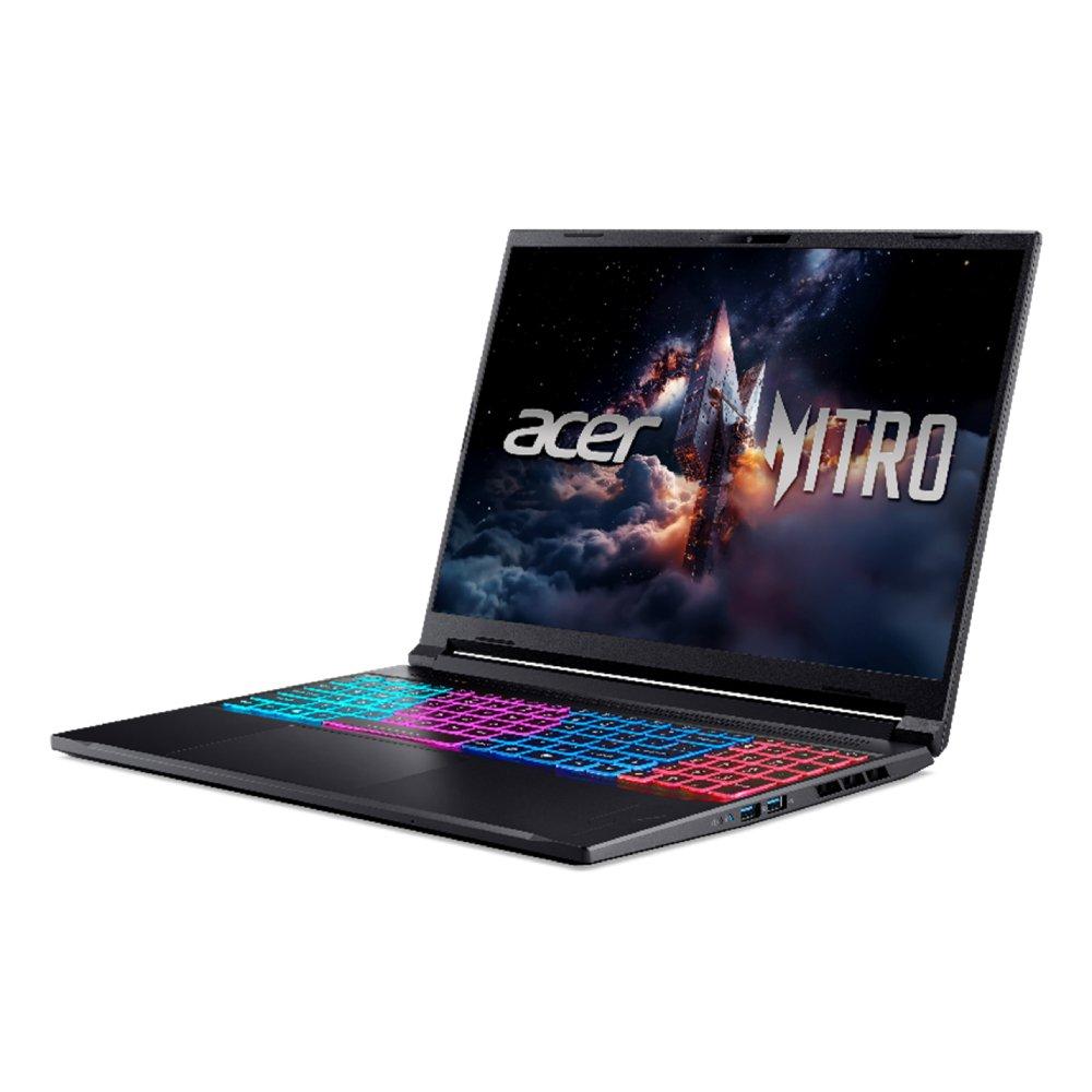 Acer Nitro V 16 Slim Gaming Laptop Intel Core 9-270H 16-inch WQXGA LCD 16GB RAM 1TB SSD RTX 5070 Windows 11 Home NH.QXDEM.001 - Obsidian Black