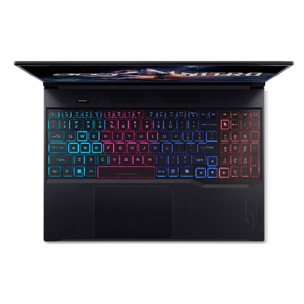 Acer Nitro V 16 Slim Gaming Laptop Intel Core 9-270H 16-inch WQXGA LCD 16GB RAM 1TB SSD RTX 5070 Windows 11 Home NH.QXDEM.001 - Obsidian Black