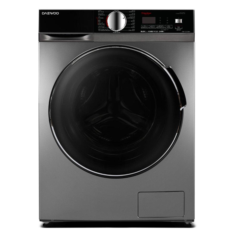 غسالة دايو تحميل أمامي، سعة 10.5 كجم، 1400 دورة في الدقيقة، DW-F5071SL