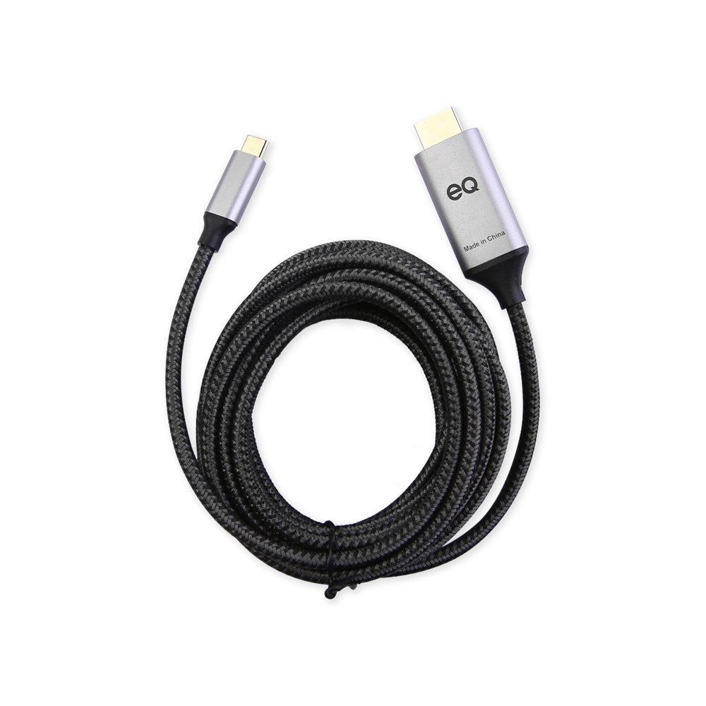 EQ Type C To HDMI Cable, 3 m, 60 Hz, MTL, HB0K105