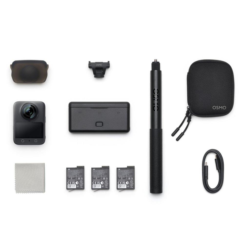 DJI Osmo 360° Adventure Combo Camera, DJI-ZX100-C1 - Black
