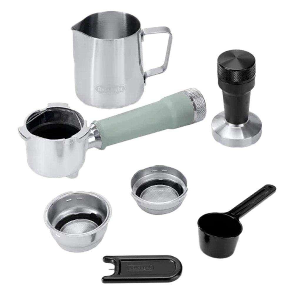 Delonghi Dedica Coffee Machine, 1450 W, 1L, EC890.GR - Green