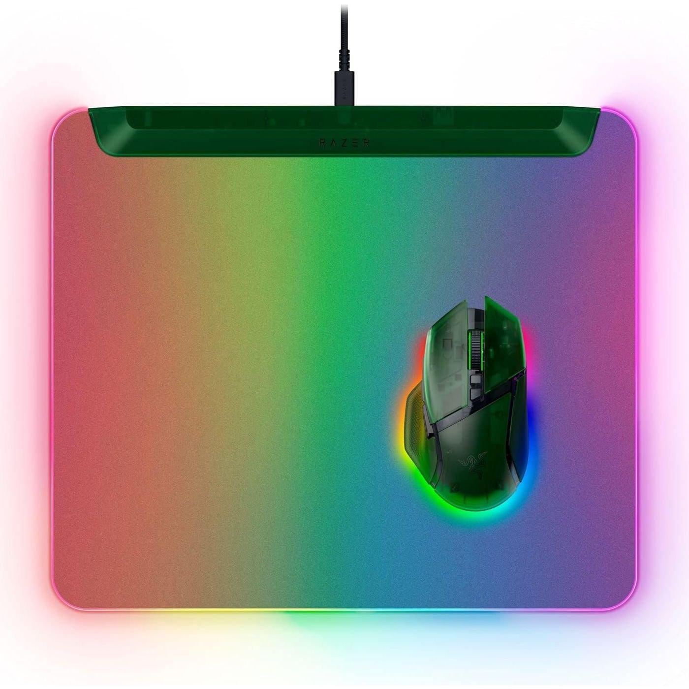Razer Firefly V2 Pro RGB Gaming Mouse Mat, RZ02-04920300-R3U1 - Phantom Green